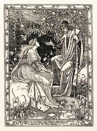Pros; ‘By accident most strange, bountiful fortune, now my dear lady, hath mine enemies brought to this shore …’ [The Tempest] (1893)