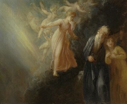 Prospero, Miranda and Ariel, from ‘The Tempest,’ Act I, scene ii
