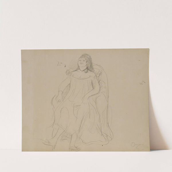 Prostitute (1877) by Edgar Degas