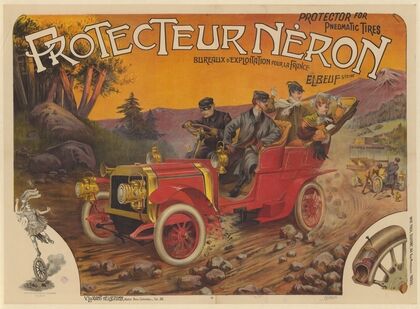 Protecteur Néron, protector for pneumatic tires. Elbeuf s,Seine (1905)