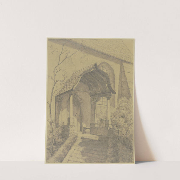 Prothyrum of a church by Hermann Kruse
