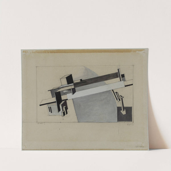 Proun Study 1A (Proun S. K.) the Bridge by El Lissitzky