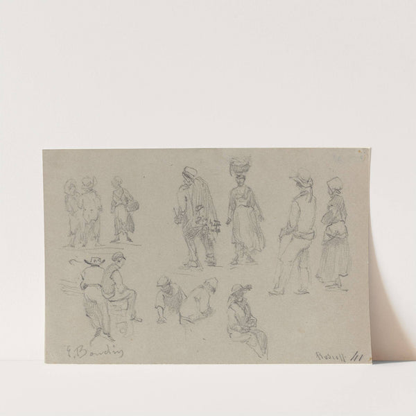 Provincial Figures by Eugène Boudin