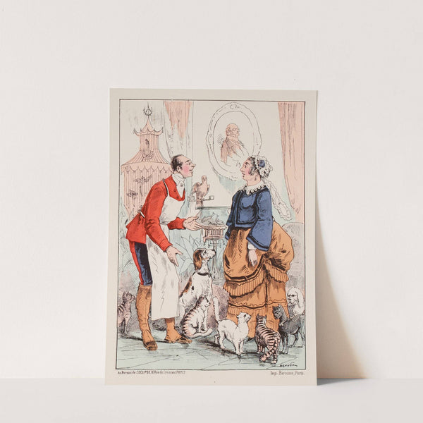 Provisions de bouche. (1871) by Draner