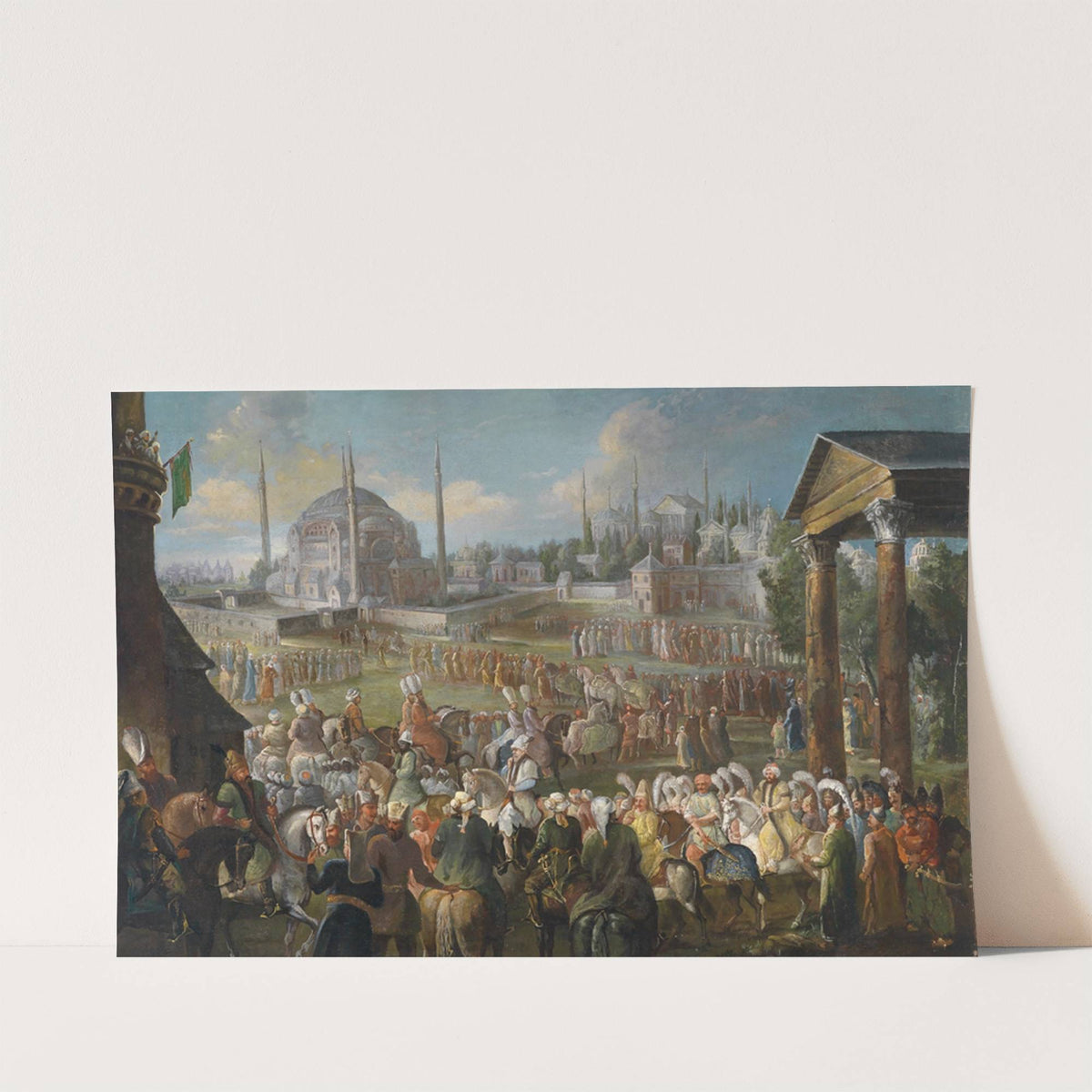 Prozession des Sultans in Istanbul by Jean Baptiste Vanmour