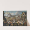 Prozession des Sultans in Istanbul by Jean Baptiste Vanmour