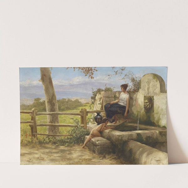 Przy fontannie by Henryk Siemiradzki