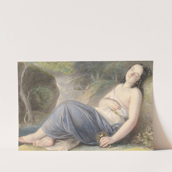 Psyche Asleep in a Landscape by Karl Joseph Aloys Agricola
