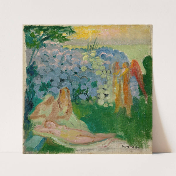 Psyché aux hortensias (esquisse) (circa 1929) by Maurice Denis