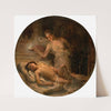 Psyche discovers Cupid by Léon François Comerre