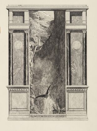 Psyche und der Adler Jupiters (Amor und Psyche, Opus V, Blatt 37)