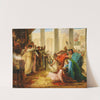 Ptolemy Philopator Struck By Death As He Desecrated The Temple Of Jerusalem by François Joseph Heim