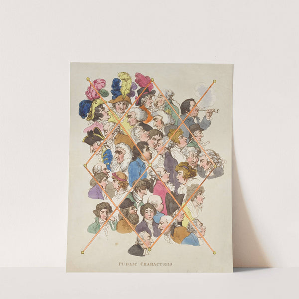 Public characters (1801) by Thomas Rowlandson