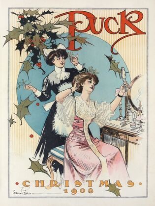 Puck Christmas 1908 — size preview