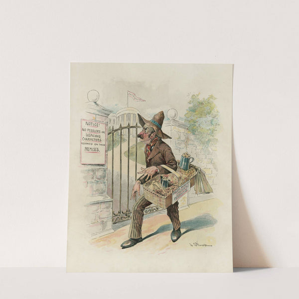 Puck&#039;s presidential impossibility. The political peanut vender by John Samuel Pughe