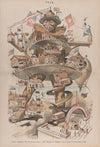 Puck’s Suggestion for the World’s Fair, The Colossus of Chicago Would Knock Out the Eiffel Tower (1890)