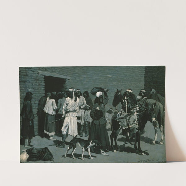 Pueblo Indian Village (1889) by Frederic Remington