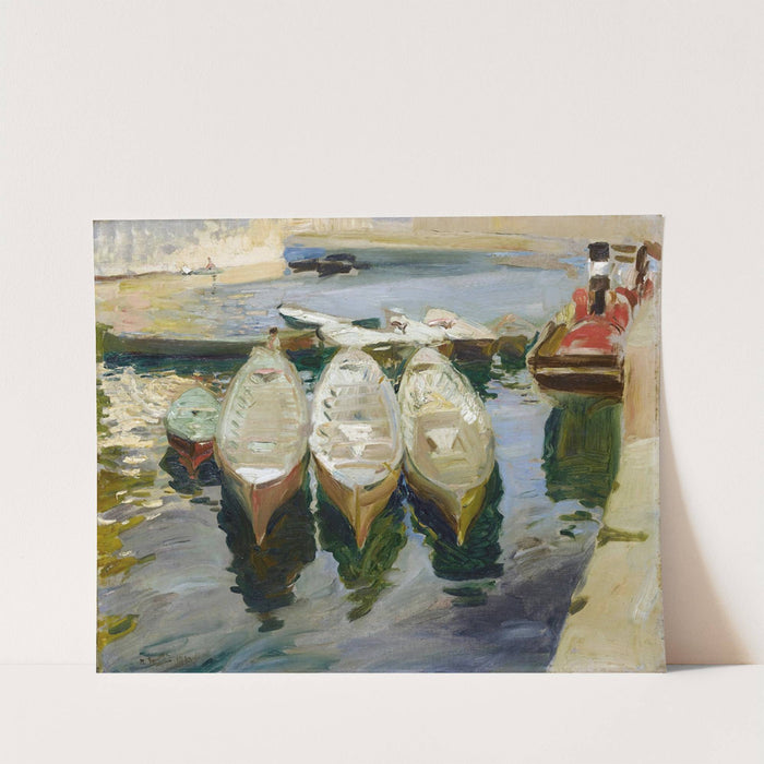 Puerto de Guetaria, País Vasco (The Basque Port of Guetaria) by Joaquín Sorolla