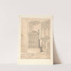 Pulpit in South Burlingham Church, Norfolk (1816) by John Sell Cotman