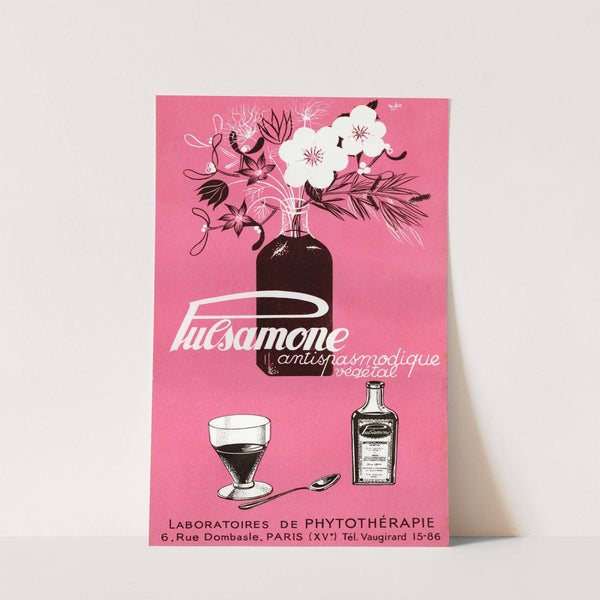 Pulsamone (1910-1950) by Laboratoires de phytothérapie