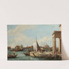 Punta della Dogana, Venice by Giovanni Battista Cimaroli