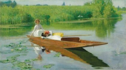 Punting on the Thames