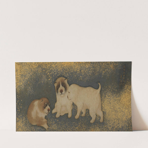 Puppies (1781) by Maruyama Ōkyo