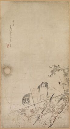 Puppies, Sparrows, and Chrysanthemums (c. 1792–94)