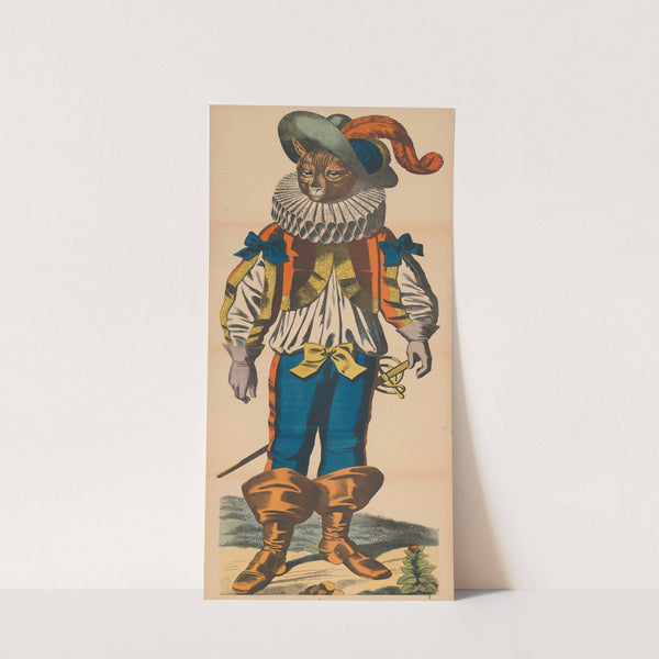 Puss in Boots, from the Italian fairy tale &#039;Il gatto con gli stivali&#039; by René Ackermann