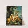 Putti as Fisherman (1744) by François Boucher