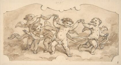 Putti at play (19th Century)