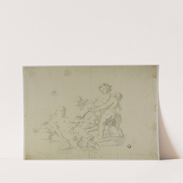 Putti Bacchanal by Carlo Amalfi