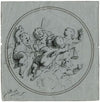 Putti met de attributen van de rechtvaardigheid