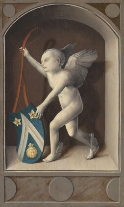 Putto with Arms of Jacques Coëne (reverse) (c. 1513)