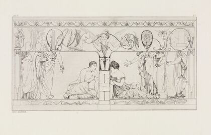 Pyramus und Thisbe I (Rettungen Ovidischer Opfer, Opus II, Blatt 2 [2b])