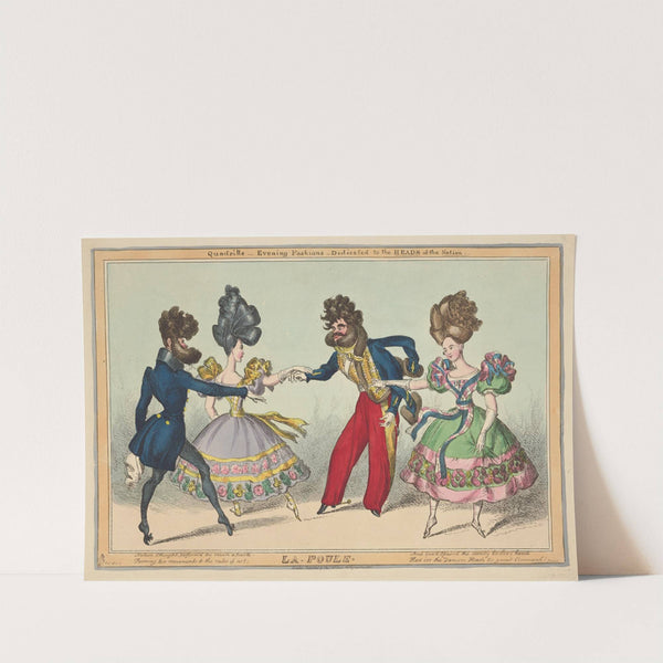 Quadrille – Evening fashions – Dedicated to the heads of the nation. La Poule. by William Heath