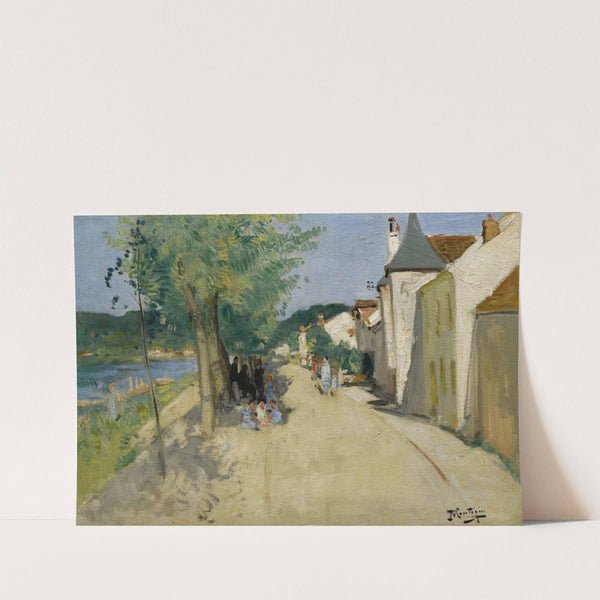 Quai à Saint-Mammes by Pierre-Eugène Montézin
