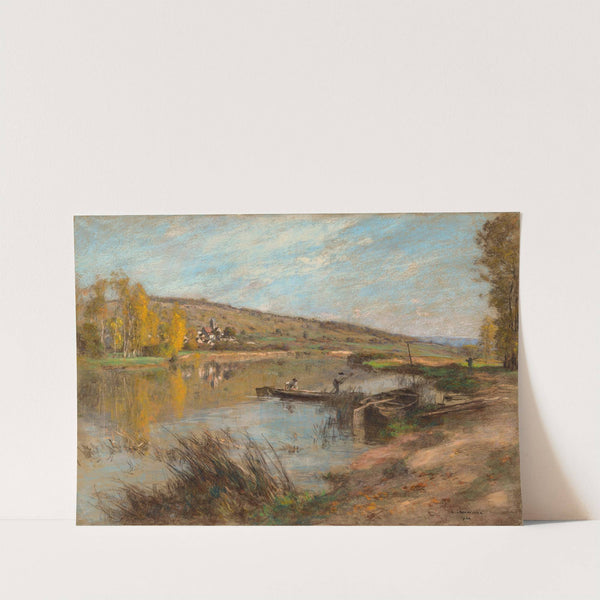 Quai au Sable, Chartèves by Léon Augustin Lhermitte