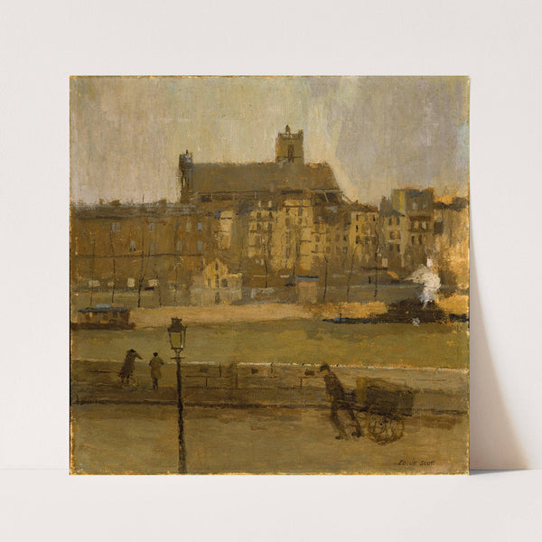 Quai de la Seine, Eglise St. Gervais by Frank Edwin Scott