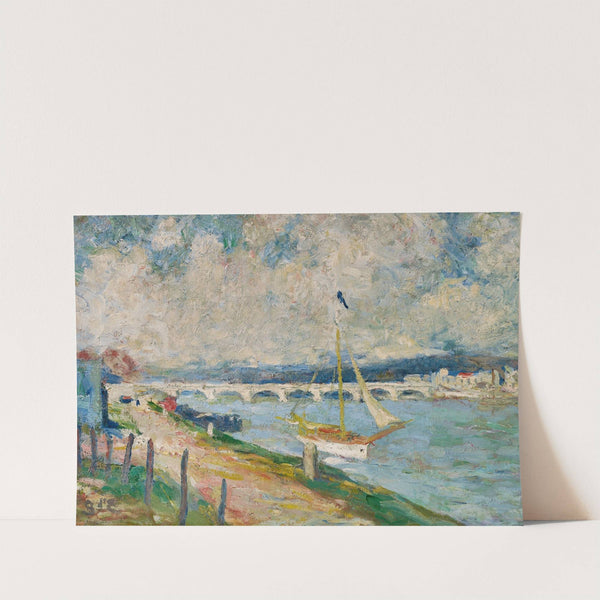 Quai de Seine by Georges d&#039;Espagnat