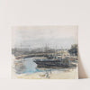 Quai in Hamburg (1900-1902) by Max Liebermann