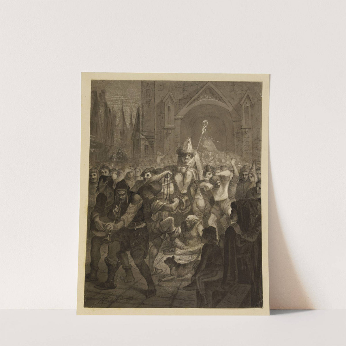 Quasimodo pape (1868) by Victor Masson