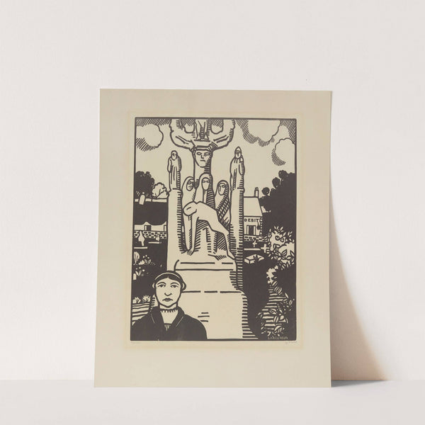 Quatre images bretonnes – Le calvaire breton (1913) by Jean-Émile Laboureur