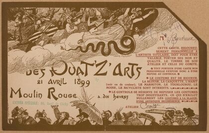 Quat’Z’Arts, 21 Avril 1899 au Moulin Rouge (1899)