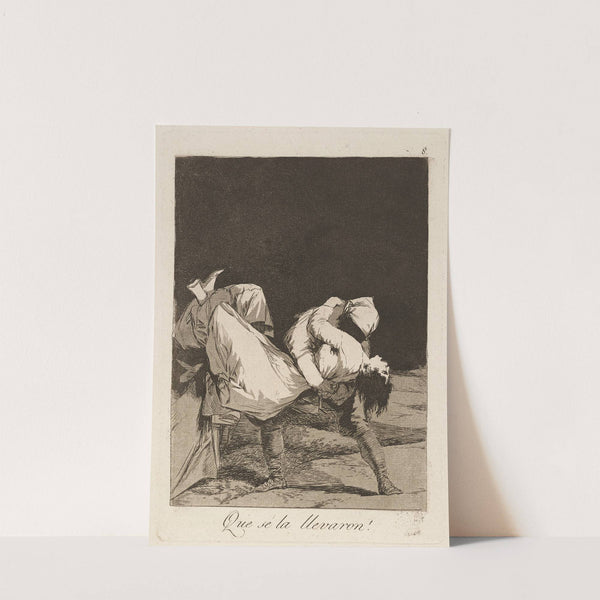 Que se la llevaron! (They carried her off!) (1796-1797) by Francisco de Goya