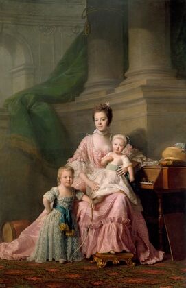 Queen Charlotte, with her Two Eldest Sons