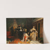 Queen Christina of Sweden and Monaldeschi by Johan Fredrik Höckert