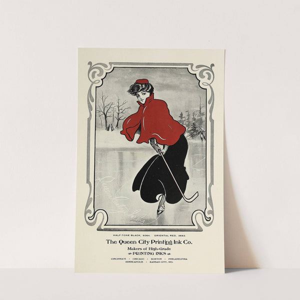 Queen City Ink,Half-Tone Black,Oriental Red by Anonymous