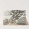 Queen Elizabeth&#039;s Oak near Finborough Hall July 31, 1824 by Anne Rushout