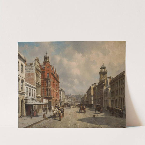 Queen Street, Auckland by Jacques François Carabain